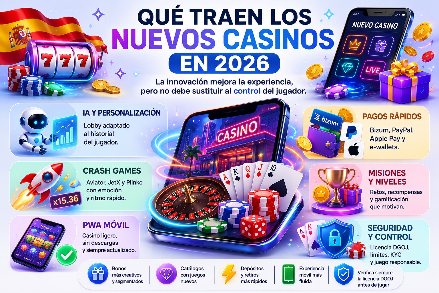 Casinos Online Nuevos en España 2026