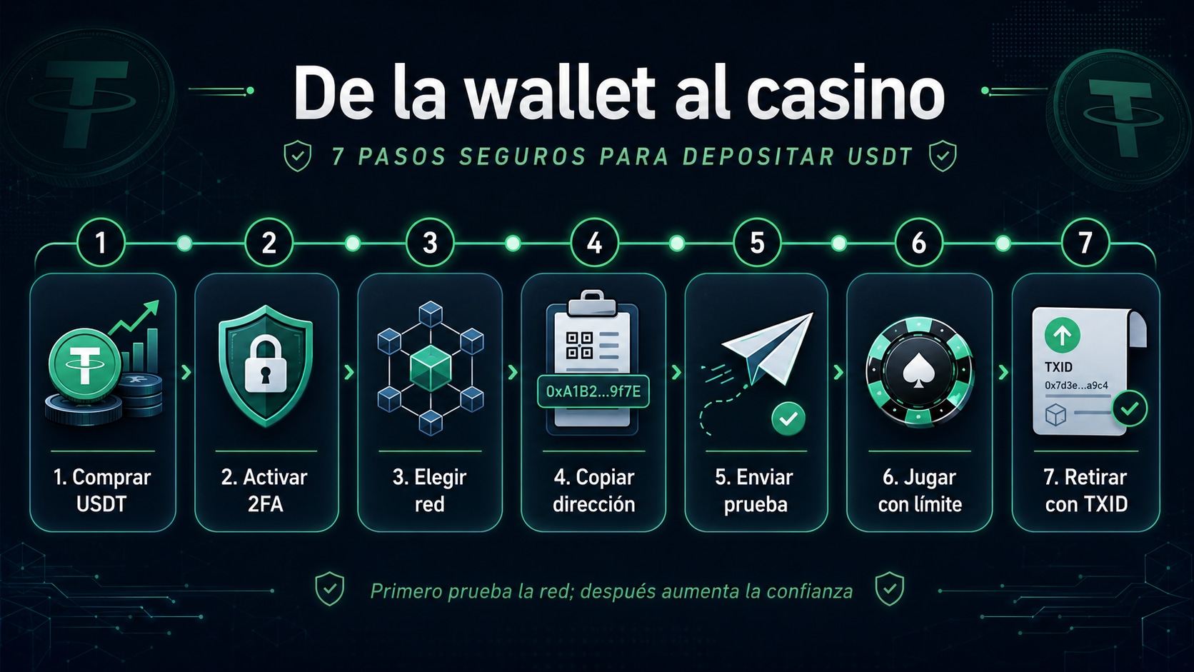 Mejores Criptocasinos con USDT en España 2026