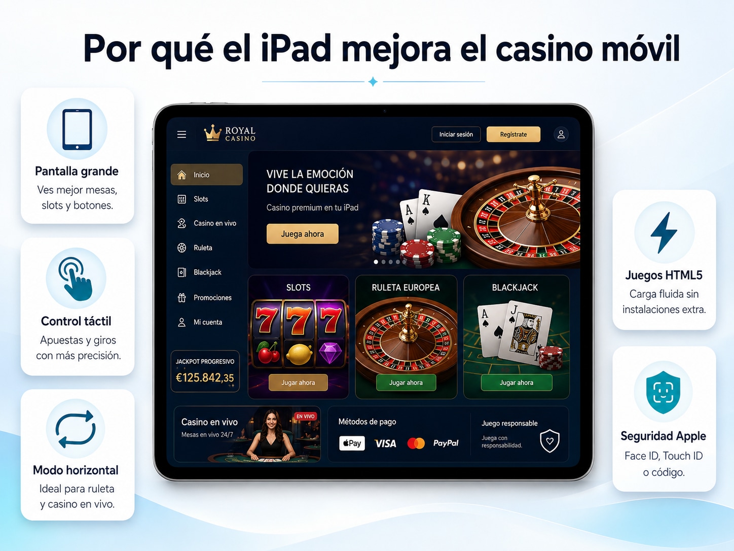 Mejor Casino iPad España 2026