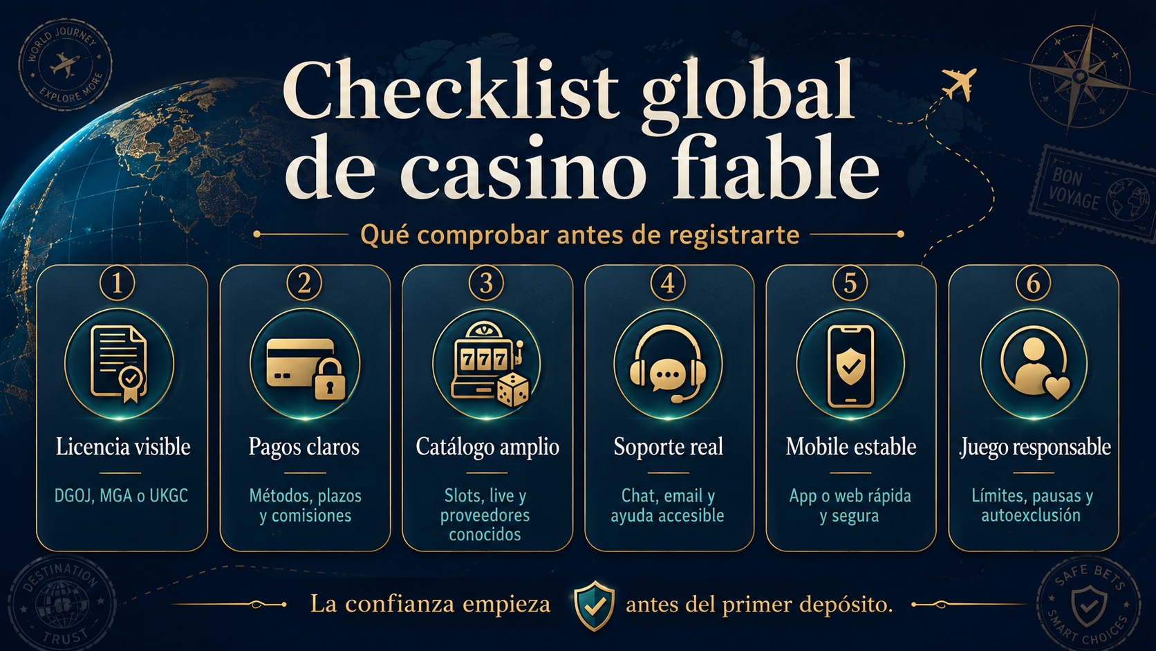 Mejores Casinos Online del Mundo 2026 - Ranking y Guía Completa