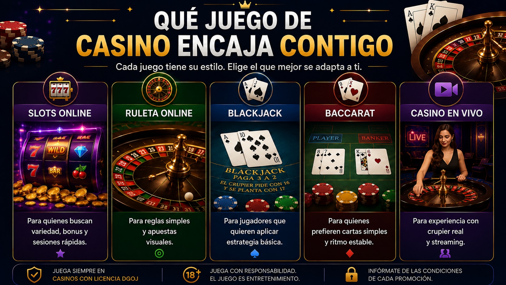 Mejores Juegos de Casino Online en España 2026